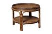 Miniature Table basse ronde en rotin marron Veracruz 3