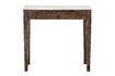 Miniature Table console en marbre marron Hauge 8