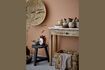 Miniature Table console en marbre marron Hauge 2