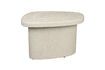 Miniature Table d'appoint basse en marbre beige Veda 1