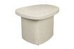 Miniature Table d'appoint basse en marbre beige Veda 7