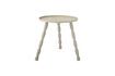 Miniature Table d'appoint en aluminium beige Soffy 1