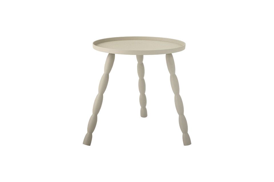 Table d'appoint en aluminium beige Soffy Bloomingville