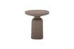 Miniature Table d'appoint en aluminium marron Millan 6