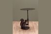 Miniature Table d'appoint en aluminium marron Nutkin 2