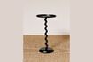 Miniature Table d'appoint en aluminium noir Graphique 1