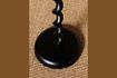 Miniature Table d'appoint en aluminium noir Graphique 3