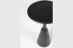 Miniature Table d'appoint en aluminum noir Noah 10