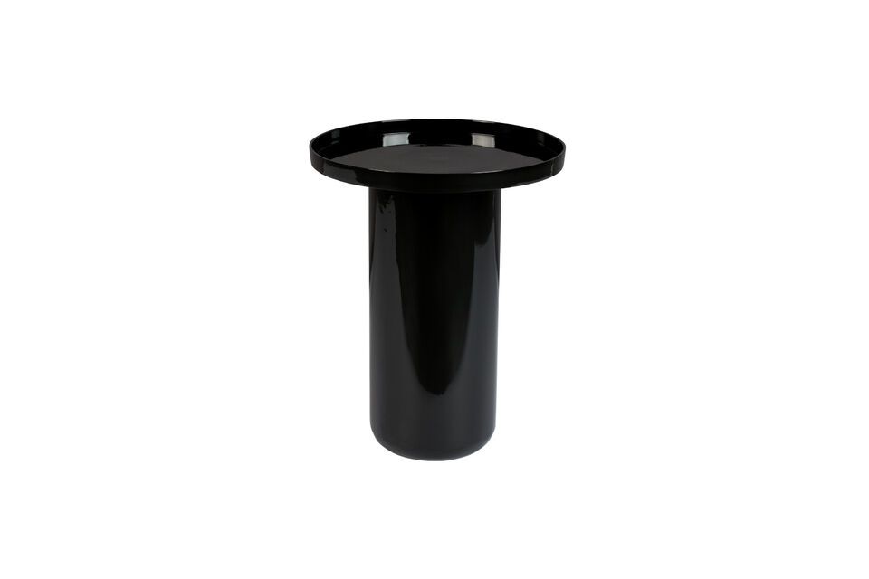 Table d'appoint en aluminum noir Shiny Bomb Zuiver