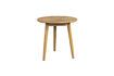 Miniature Table d'appoint en bois brun Fabio 1