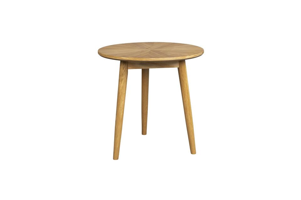 Table d'appoint en bois brun Fabio White Label