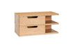 Miniature Table d'appoint en bois clair Open 1