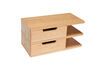 Miniature Table d'appoint en bois clair Open 3