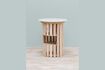 Miniature Table d'appoint en bois clair Rivage 1