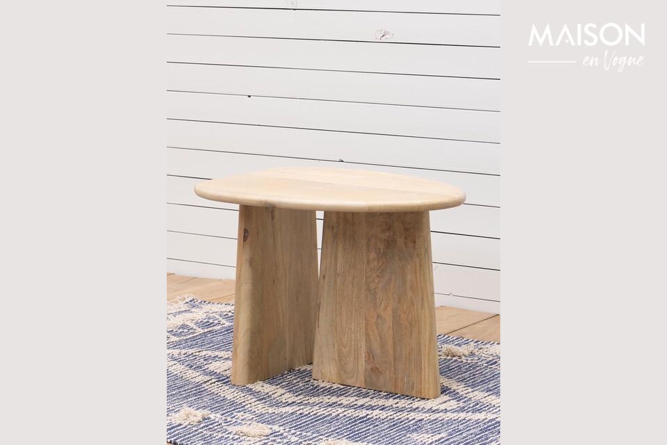 Table d'appoint en bois clair Waikiki Chehoma