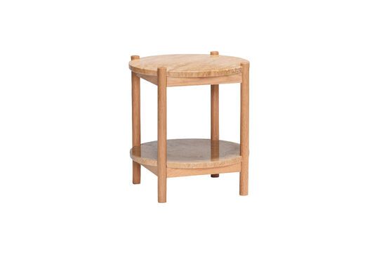 Table d'appoint en bois de chêne beige Trava