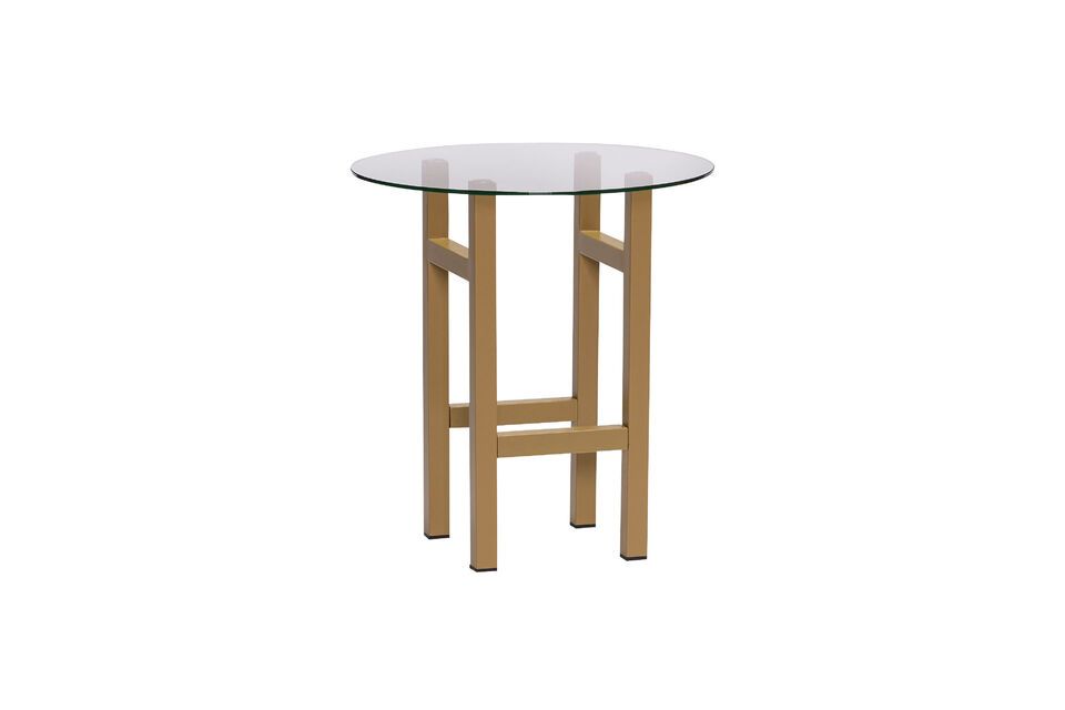 Table d'appoint en bois de frêne beige Elevate Hübsch