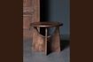 Miniature Table d'appoint en bois foncé Faure 2