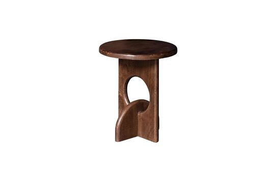 Table d'appoint en bois foncé Fixie Détouré