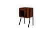 Miniature Table d'appoint en bois foncé Flow 7