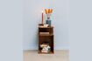 Miniature Table d'appoint en bois foncé Super 2