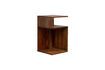 Miniature Table d'appoint en bois foncé Super 4