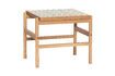 Miniature Table d'appoint en bois menthe Tile 1