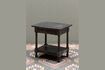 Miniature Table d'appoint en bois noir Charlotte 1