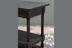 Miniature Table d'appoint en bois noir Charlotte 5