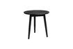 Miniature Table d'appoint en bois noir Fabio 1