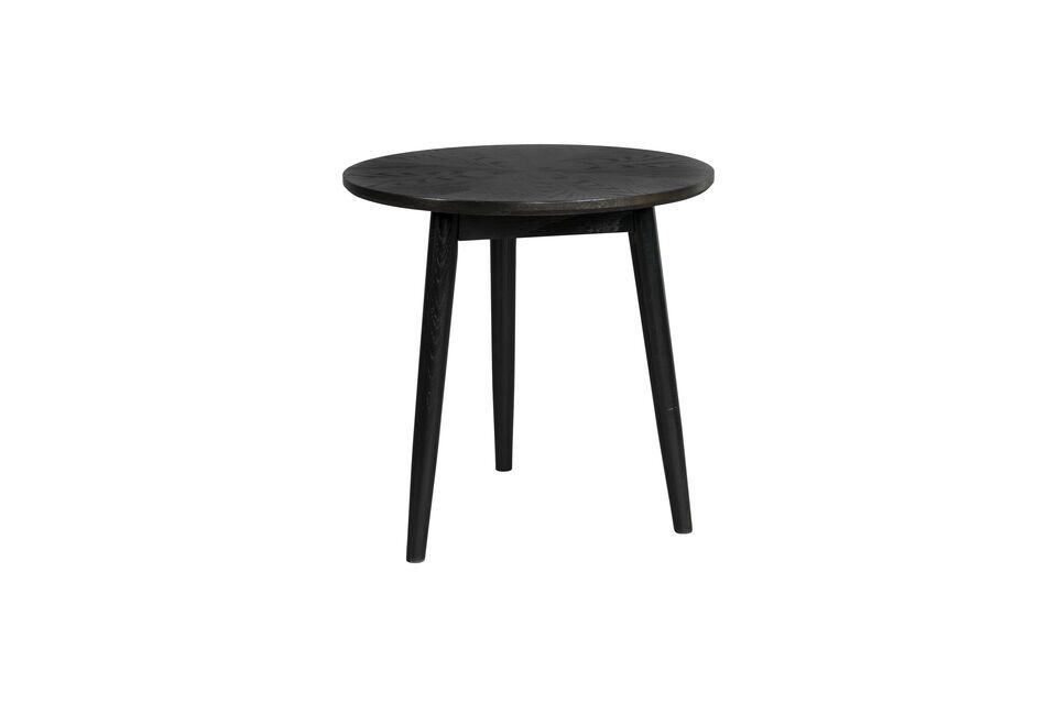 Table d'appoint en bois noir Fabio White Label