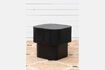 Miniature Table d'appoint en bois noir Kaoru 1