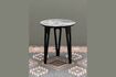 Miniature Table d'appoint en bois noir Pierre 2