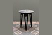 Miniature Table d'appoint en bois noir Pierre 1