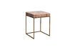 Miniature Table d'appoint en céramique rose et or Algarve 4