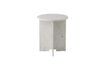 Miniature Table d'appoint en marbre blanc Jasmia 6