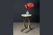 Miniature Table d'appoint en marbre blanc Larissa 2