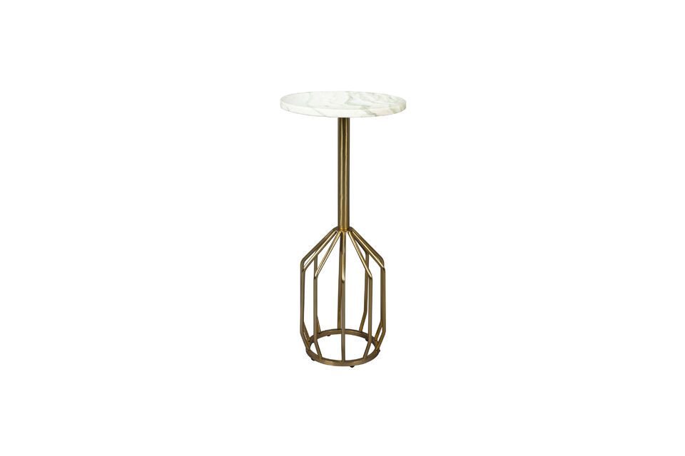 Table d'appoint en marbre doré Salerno DutchBone