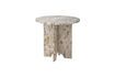 Miniature Table d'appoint en marbre marron Jasmia 1