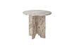 Miniature Table d'appoint en marbre marron Jasmia 6