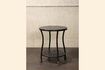 Miniature Table d'appoint en métal noir Henri 1