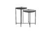 Miniature Table d'appoint en métal noir Lily 5