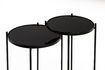 Miniature Table d'appoint en métal noir Lily 6