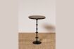 Miniature Table d'appoint en métal noir Structure 1