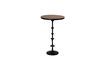 Miniature Table d'appoint en métal noir Structure 3