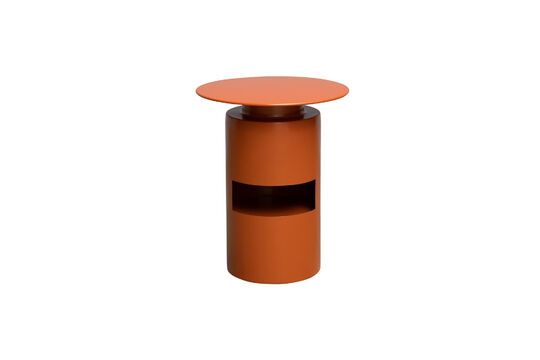 Table d'appoint en métal orange Shifumi Détouré