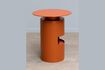 Miniature Table d'appoint en métal orange Shifumi 2