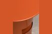 Miniature Table d'appoint en métal orange Shifumi 5