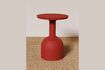 Miniature Table d'appoint en métal rouge Forms 1