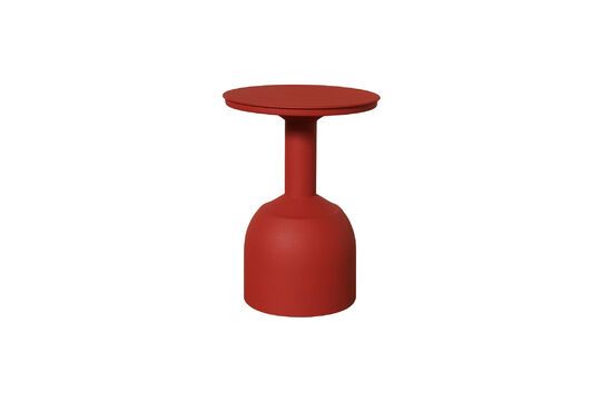 Table d'appoint en métal rouge Forms Détouré